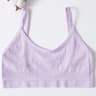 Womens Seamless Ribbed Wireless Bralette with U Back Design