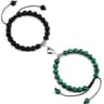 Couple Distance Bracelets With Natural Stone Beads And Magnetic Heart Charms 12