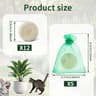 Twelve Piece Natural Cat Repellent Balls with Peppermint Oil for Yard and Garden