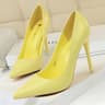 Womens Pointed Toe Stiletto Pumps Slip On High Heels for Weddings and Parties