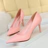 Womens Pointed Toe Stiletto Pumps Slip On High Heels for Weddings and Parties