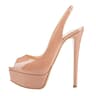 Womens Stiletto Platform Sandals with Open Toe and Gladiator Style