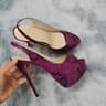 Womens Stiletto Platform Sandals with Open Toe and Gladiator Style