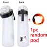 Leakproof Sports Water Bottle with Straw and Random Flavor Pod
