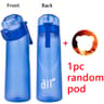Leakproof Sports Water Bottle with Straw and Random Flavor Pod