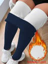 Womens High Waisted Fleece Lined Thermal Leggings for Winter Workouts
