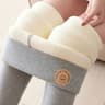 Womens High Waisted Thermal Fleece Leggings with Stretch Fit for Winter