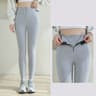 Womens High Waisted Warm Leggings with Seamless Ankle Length Design