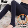 Womens Fleece Lined Leggings With Pearl Velvet Warm Winter Tights 17