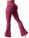 Womens High Waisted Booty Lifting Yoga Leggings with Stretchy Seamless Design