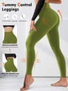 Womens High Waisted Tummy Control Leggings for Yoga Workouts and Everyday Wear