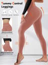 Womens High Waisted Tummy Control Leggings for Yoga Workouts and Everyday Wear