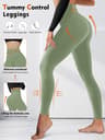 Womens High Waisted Tummy Control Leggings for Yoga Workouts and Everyday Wear