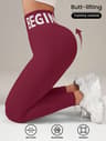 Womens Seamless High Waisted Yoga Leggings with Butt Lifting Design and Quick Dry Fabric