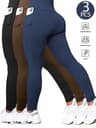 Womens High Waisted Yoga Leggings With Pockets And Tummy Control 20