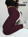 Womens High Waisted Tummy Control Leggings Soft Non See Through Workout Yoga Pants