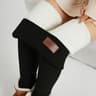 Womens High Waisted Winter Leggings with Plush Velvet Feel and Stretch