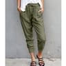 Womens High Waisted Ankle Length Leggings with Stretch and Booty Lifting Fit