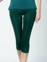 Womens Silk Viscose Knit Mid Calf Leggings With Stretch And Booty Lifting Fit 9