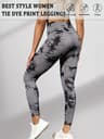 Womens High Waisted Tie Dye Leggings For Yoga Running And Gym Workouts 7