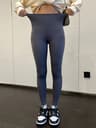 Womens High Waisted Seamless Leggings with Stretchy Nylon Fabric