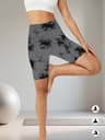 Womens High Waisted Tie Dye Biker Shorts For Yoga Running And Gym Workouts 7
