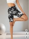 Womens High Waisted Tie Dye Biker Shorts For Yoga Running And Gym Workouts 5