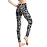 Womens Colorful Geometric Print Stretch Leggings For Workout And Casual Wear 10