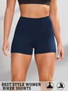 Womens High Stretch Biker Shorts With Soft Knit Fabric For Yoga And Running 10