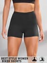 Womens High Stretch Biker Shorts With Soft Knit Fabric For Yoga And Running 5