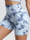 Womens High Waisted Tie Dye Seamless Leggings for Yoga and Workouts