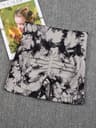 Womens High Waisted Seamless Tie Dye Workout Shorts for Running and Gym