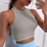 Womens Seamless Push Up Tank Top with High Stretch