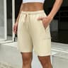 Womens High Waisted Cargo Shorts with Pockets and Quick Dry Drawstring Waist