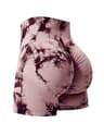 Womens High Waisted Tie Dye Seamless Workout Shorts With Butt Lifting Fit 9