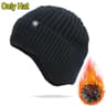 Unisex Winter Knit Bomber Hat with Warm Ear and Neck Coverage