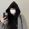 Winter Knit Balaclava Hat and Scarf for Men and Women