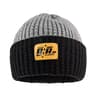 Womens Slouchy Winter Beanie Hat with Ear Coverage and Color Block Design
