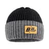 Womens Slouchy Winter Beanie Hat with Ear Coverage and Color Block Design