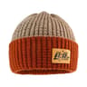 Womens Slouchy Winter Beanie Hat with Ear Coverage and Color Block Design