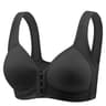 Womens Wire Free Front Button Bra with Full Cup Coverage