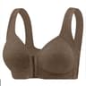 Womens Wire Free Front Button Bra with Full Cup Coverage
