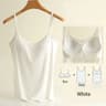 Womens Modal Padded Camisole Tank Top with Built In Cups and High Stretch