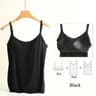 Womens Modal Padded Camisole Tank Top with Built In Cups and High Stretch