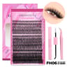 GROINNEYA DIY Lash Extension Kit Cluster Lashes With Bond  Seal For SalonQuality At Home 11