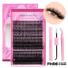 GROINNEYA DIY Lash Extension Kit Cluster Lashes With Bond  Seal For SalonQuality At Home 13