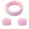 Velvet Facial High Elastic Makeup Hairband  Face Wash Wristband Set  Soft Skin Care  Spa Essentials 6