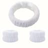 Velvet Facial High Elastic Makeup Hairband  Face Wash Wristband Set  Soft Skin Care  Spa Essentials 7