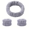 Velvet Facial High Elastic Makeup Hairband  Face Wash Wristband Set  Soft Skin Care  Spa Essentials 8
