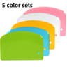 Polychrome Plastic Scraper Cake Cream Scraper Dough Cutting Knife Kitchen DIY Tools Baking Tools 6